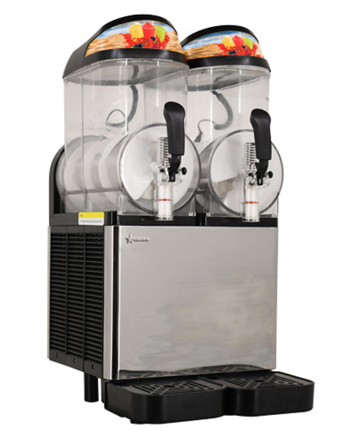 Omcan - Double 12L Slush Machine Frozen Drink Maker - 47082