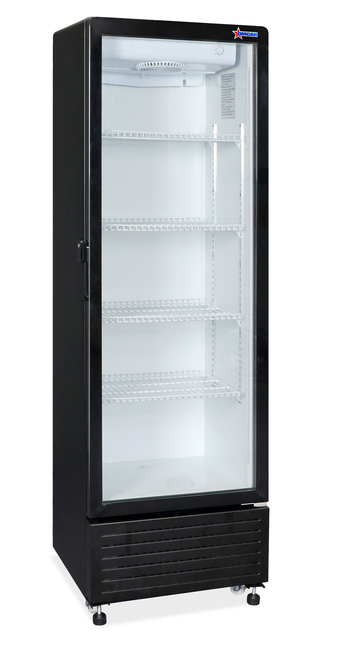 Omcan - 23" Refrigerator w/ 1 Swing Glass Door - 47460