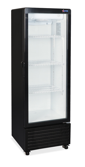 Omcan - 16.5" Refrigerator w/ 1 Swing Glass Door - 47563
