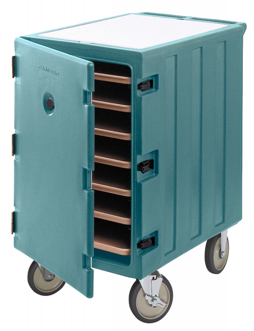 Cambro 1826LTC3401 Camcart Slate Blue Mobile Cart for 18" x 26" Sheet Pans and Trays