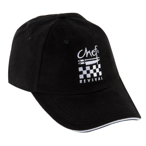 Chef Revival - Black Chef's Baseball Cap - H064BK