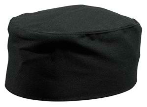 John G. Brown Apparel - Black Pillbox Chef's Hat - 3007BK