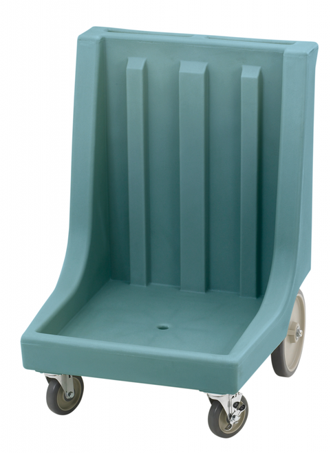 Cambro CD2020HB401 Slate Blue Camdolly Dish Rack / Glass Rack Dolly with 10" Rear Wheels - 350 lb.