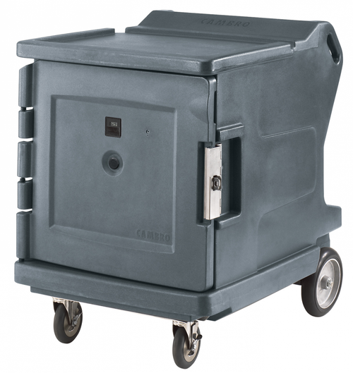 Cambro CMBH1826LSP191 Camtherm® Granite Gray Low Profile Electric Hot Food Holding Cabinet in Fahrenheit with Security Package - 110V