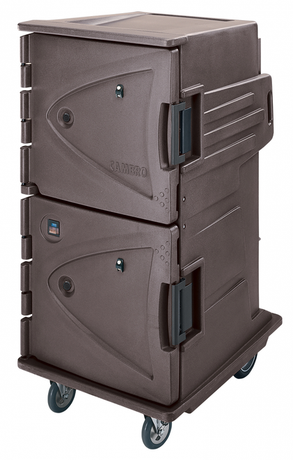 Cambro CMBHC1826TBC194 Camtherm® Granite Sand Tall Profile Electric Hot / Cold Food Holding Cabinet in Celsius - 110V