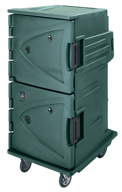 Cambro CMBHC1826TBF192 Camtherm® Granite Green Tall Profile Electric Hot / Cold Food Holding Cabinet in Fahrenheit - 110V