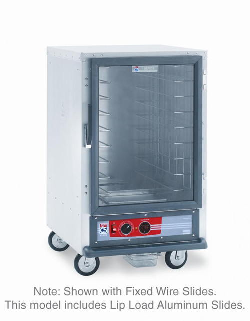 Metro C515-HFC-L C5 1 Series Non-Insulated Heated Holding Cabinet - Clear Door