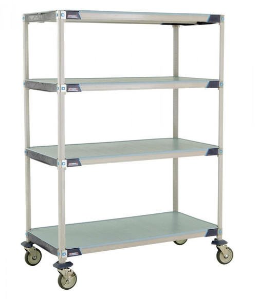 Metro X556EFX3 MetroMax i Polymer Solid Shelf Cart - 24" x 48"