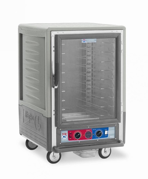Metro C535-CFC-U-GY C5 3 Series Heated Holding and Proofing Cabinet with Clear Door - Gray