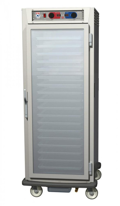 Metro C599-SFC-UPFS C5 9 Series Pass-Through Heated Holding and Proofing Cabinet - Solid / Clear Doors
