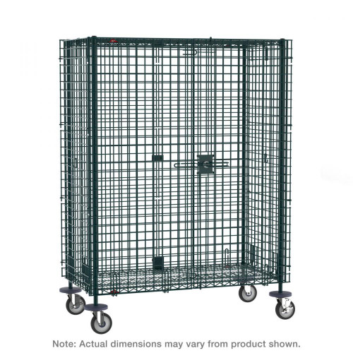 Metro SEC53EK3 Metroseal 3 Mobile Standard Duty Wire Security Cabinet with Casters (Two Locking) - 40 3/4" x 27 1/4" x 68 1/2"