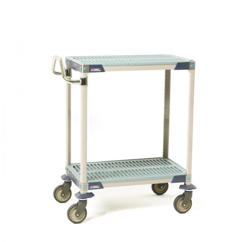 Metro MXUC1830G-25 MetroMax i 2 Shelf Utility Cart with 5" Polyurethane Casters 18" x 30"