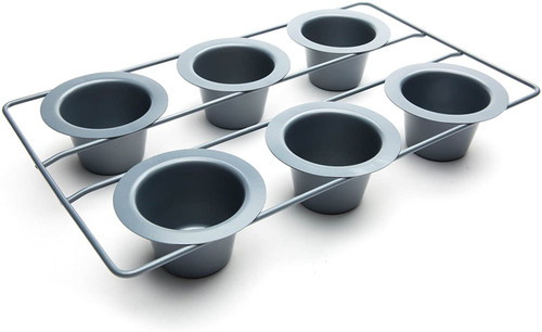 Fox Run - Non-Stick Linking Popover 6-Cup Muffin Pan