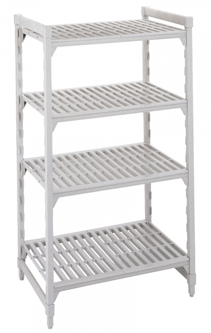 Cambro CPU182472V4480 Camshelving® Premium Shelving Unit with 4 Vented Shelves 18" x 24" x 72"