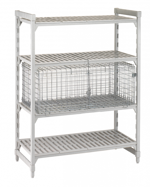 Cambro CSSC244818000 Camshelving® Single Shelf Security Cage