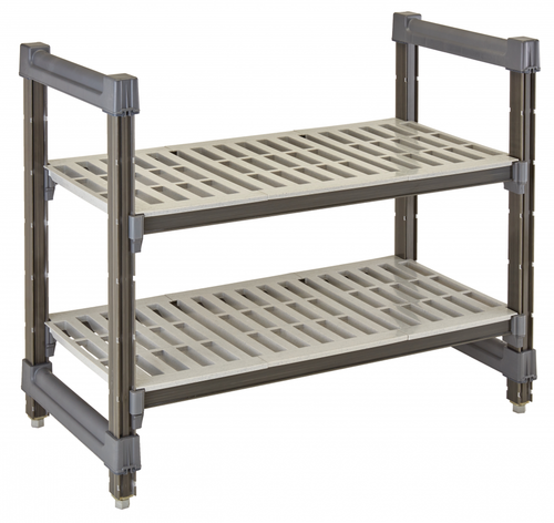 Cambro ESU184830V2580 Camshelving® Elements 18" x 48" x 30" Vented 2-Shelf Stationary Undercounter Shelving Unit