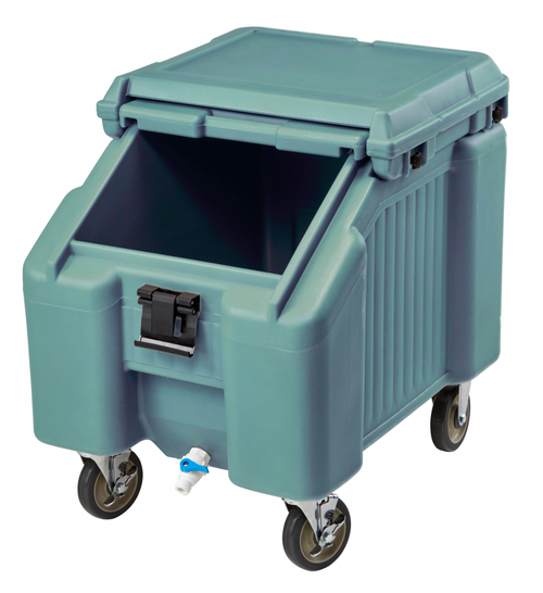Cambro - SlidingLid Slate Blue Mobile Ice Bin - 100 lb. Capacity - ICS100L4S401