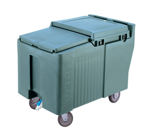 Cambro - SlidingLid Slate Blue Mobile Ice Bin - 175 lb. Capacity - ICS175L401
