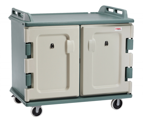 Cambro MDC1520S20401 Slate Blue Meal Delivery Cart 20 Tray