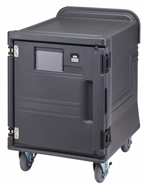 Cambro PCULC615 Pro Cart Ultra® Charcoal Gray Low Profile Electric Cold Food Holding Cabinet in Fahrenheit - 110V