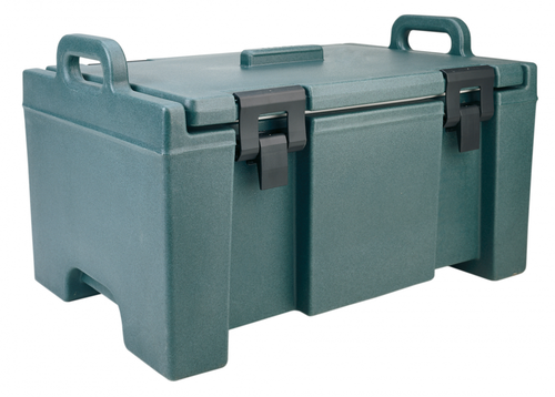 Cambro UPC100192 Camcarrier® Granite Green Top Loading 8" Deep Insulated Food Pan Carrier