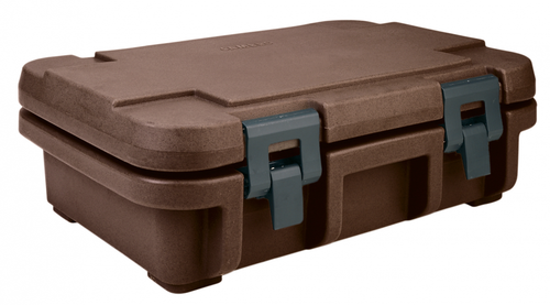 Cambro UPC140131 Camcarrier Ultra Pan Carrier® Dark Brown Top Loading 4" Deep Insulated Food Pan Carrier