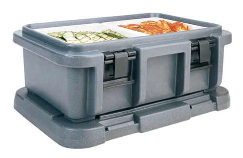 Cambro UPC160191 Camcarrier Ultra Pan Carrier® Granite Gray Top Loading 6" Deep Insulated Food Pan Carrier