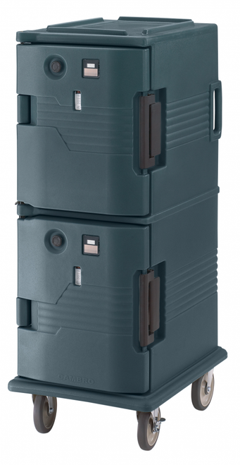 Cambro UPCH8002192 Ultra Camcart® Granite Green Electric Hot Food Holding Cabinet in Fahrenheit - 220V