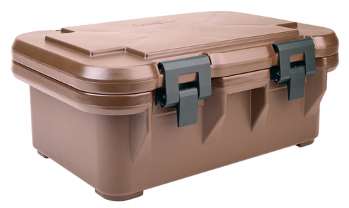 Cambro UPCS160157 Camcarrier S-Series® Coffee Beige Top Loading 6" Deep Insulated Food Pan Carrier