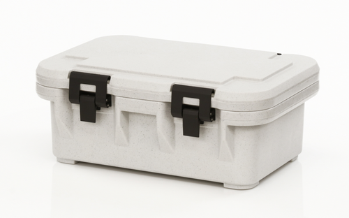 Cambro UPCS160480 Camcarrier S-Series® Speckled Gray Top Loading 6" Deep Insulated Food Pan Carrier