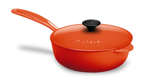 Le Creuset - 2 L (2.25 QT) Cherry Saucier Pan