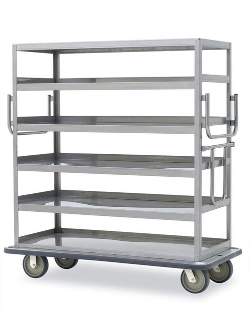 Metro MQ-512F Queen Mary Banquet Service Cart with 5 Flat Shelves