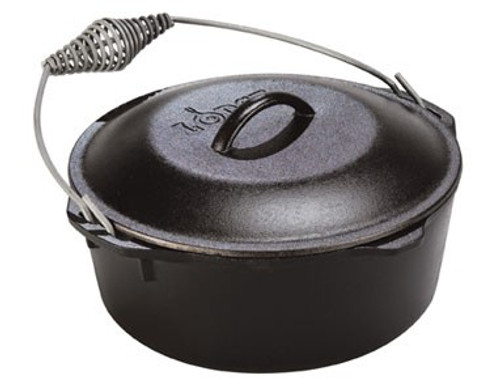 Lodge - 9QT Pre-Seasoned Cast Iron Dutch Oven