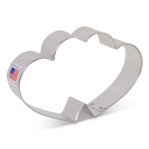 Ann Clark Cookie Cutters - 3.75" Double Heart Cookie Cutter