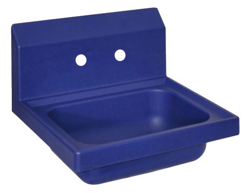 BK Resources - Antimicrobial Hand Sink Only, 4" Centers With Faucet