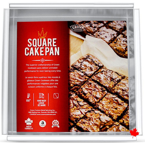 Crown - Cake Pan, Square, 18" X 2" 16G