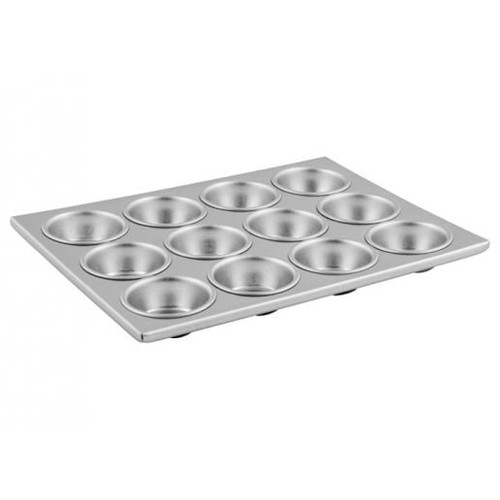 Winco - 12 Cup Aluminum Muffin Pan