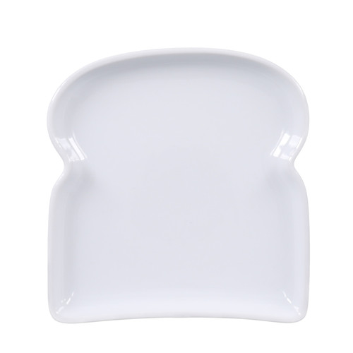 Danesco - BIA 9.75" White Porcelain Toast Plate