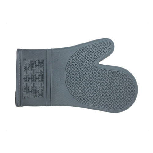 Kitchen Basics - 12" Grey Silicone Oven Mitt