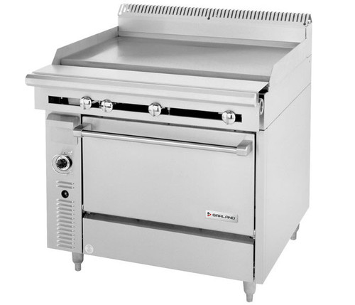 Garland - Cuisine Series 36" Liquid Propane Griddle Top Range w/Storage Base & Manual Valve Control - C0836-1