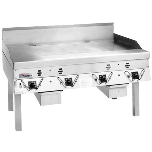 Garland - Master CG 48" Natural Gas Production Griddle w/ Rear Drain 240V / 1 Ph - CG-48R