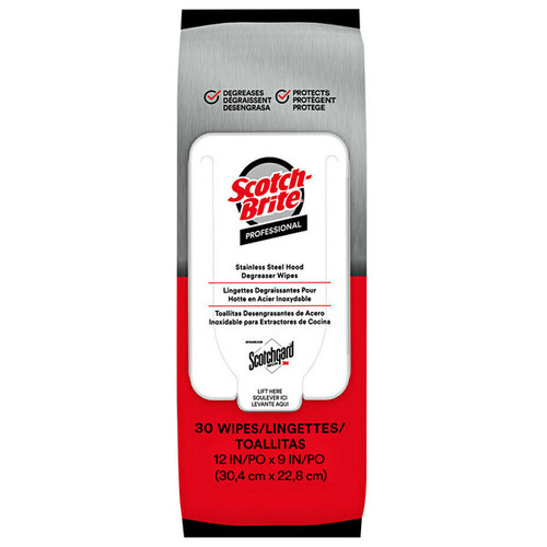 Scotch-Brite - Stainless Steel Hood Degreaser Wipes