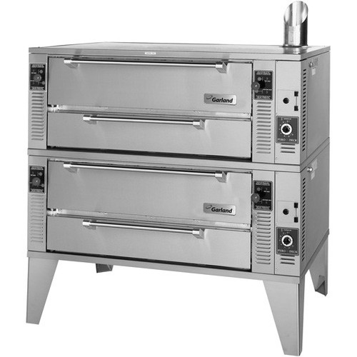 Garland - Pyro 63" Liquid Propane Double Deck Pizza/Baking Oven - GPD-48-2