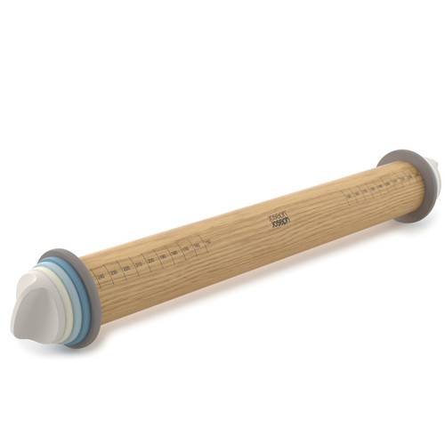 Joseph Joseph - 16.5" Beechwood Adjustable Rolling Pin