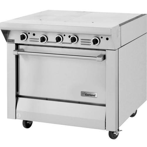 Garland - Master Series 34" Liquid Propane Range w/ 1 Standard Oven & 2 Even-Heat Hot Tops - M46R