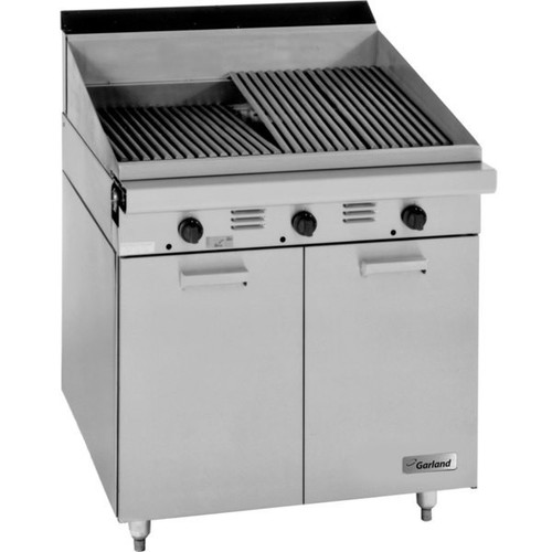 Garland - Master Sentry Series 24" Range-Match Natural Gas Charbroiler w/ Storage Base & Flame Failure Protection - MST24B