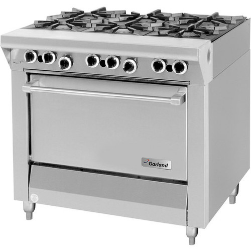 Garland - Master Sentry Series 34" Liquid Propane Range w/ 1 Standard Oven & 6 Open Burners - MST43R-E