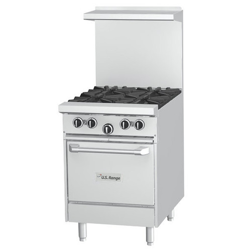 Garland - U Series 24" Liquid Propane Range w/ 1 Oven & 4 Open Burners - U24-4L