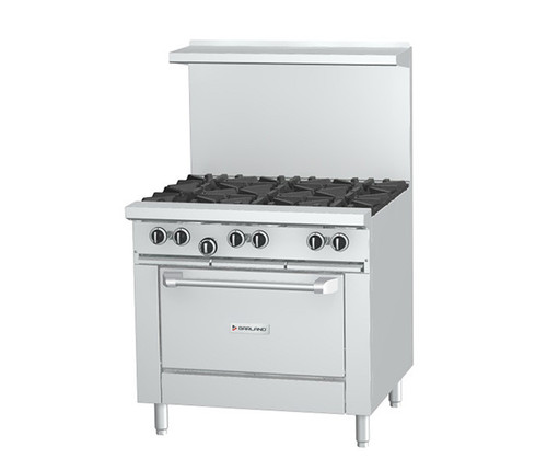 Garland - U Series 36" Liquid Propane Range w/ 1 Oven, 2 Open Burners & 24" Griddle - U36-2G24R