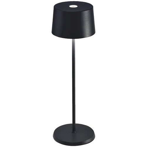 Zafferano -  Olivia Pro Black LED Cordless Table Lamp - LD0850D4